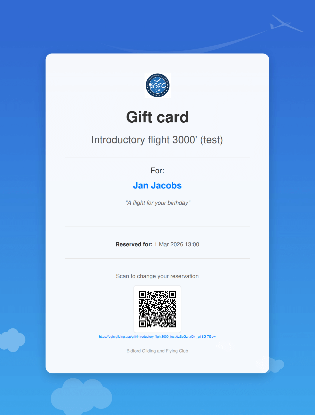 Gift card